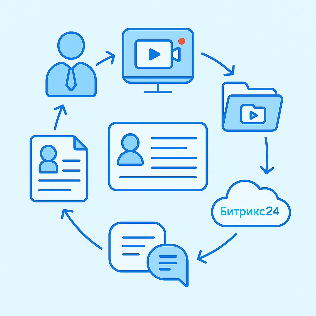 Инфографика: автоматизация записи встреч и интеграция MyMeet с Битрикс24 Инфографика: автоматизация записи встреч и интеграция MyMeet с Битрикс24